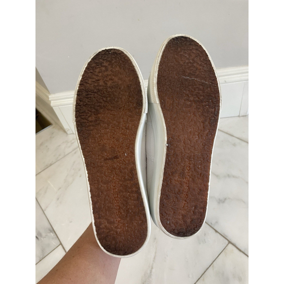 Superga Women’s Size 9.5 White Canvas Platform Fashion Sneakers - Picture 8 of 10